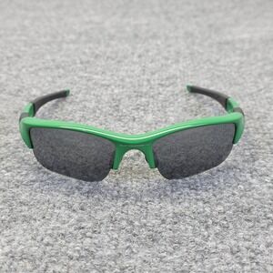 Oakley Flak Jacket Team Bright Green Frame Black Polarized Lenses